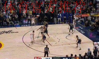 申京错位背打勾手打进，火箭反超1分比赛剩余2.3秒